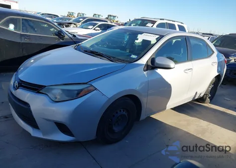 2015 Toyota Corolla L from USA, damaged, VIN 2T1BURHE1FC358756